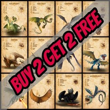 How To Train Your Dragon Posters Prints Gifts Wall Art Home Decor