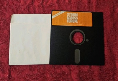 Storm Across Europe Game disk Commodore Amiga on 3.5'' disk