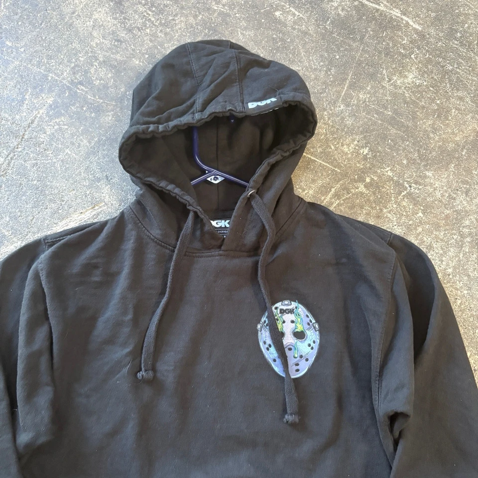 DGK Mind Melt Hoodie Sweatshirt Mens XS Black Jason Skater Street Urban Sweater - Image 4 of 4