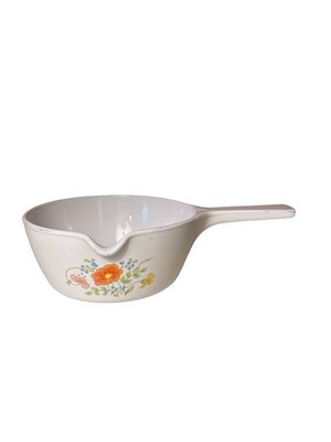 Corning Ware Saucepan/Vintage/Wildflower/P-89-B/Minor Wear/No Lid/2 & Half Cup