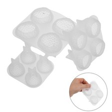  3 Pcs Strawberry Candle Mold Art Craft Chocolate DIY Fondant Mould