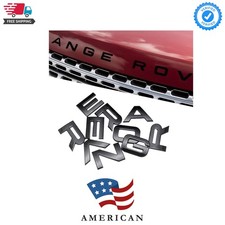 Range Rover Matte Black ABS Emblem Replacemen...