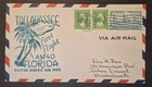1939 First Flight Tallahassee FL Florida Airmail AM-40 40N2 AM 40 Air Mail Cover — photo 1