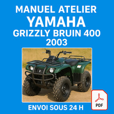 Manuel Atelier Yamaha 400 Grizzly Bruin 2003 Revue Technique Quad RMT CD PDF