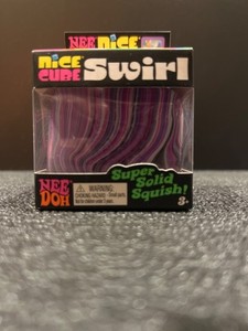 NeeDoh Nice Cube Swirl PURPLE NEW IN BOX - Free Shipping