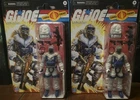 RETRO CARD COBRA SNOW SERPENT x2 G.I. JOE CLASSIFIED 6" ARMY BUILDER LOT NEW
