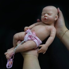 Reborn Baby Doll 12 Inch Lifelike Full Silicone Newborn Girl MYREBABY Dolls Real