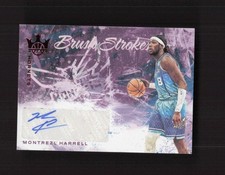 2021-22 Panini Court Kings #BR-MZH Montrezl Harrell Brush Strokes Ruby #/49