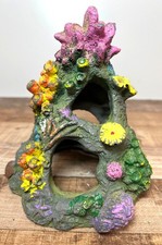 Colorful Resin Aquarium Decoration Coral Reef Cave