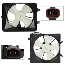 Radiator Condenser Cooling Fan Assembly For 2003-2007 Honda Accord 3.0L?