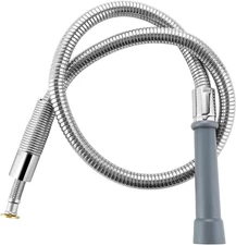 Replacement B-0044-H Pre-Rinse Hose for T&S Brass, 44 Inches Flexible Stainless 