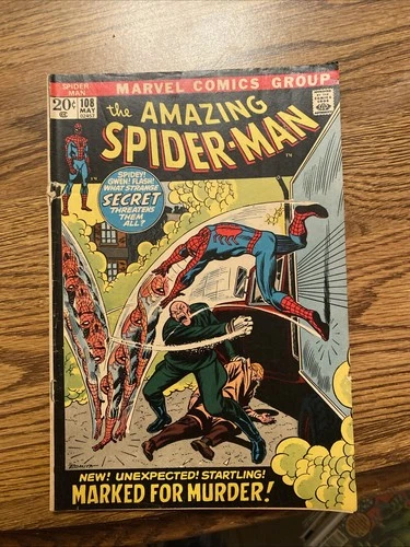 Amazing Spider-Man #108 1972 Marvel Comics John Romita Stan Lee VG