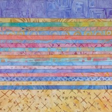 Lunn Fabric Batiks Stash Builder 20 Fat Quarters Batik FQ Pack Rainbow 593