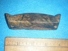 4   in.  BOATSTONE DRILLED ATLATL BAR FROM  TN   QUARTZ — photo 2