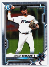 2021 Bowman Draft - Chrome Jordan McCants #BDC-26 (RC)