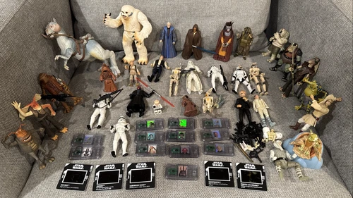 Huge Lot 40+ Star Wars Kenner Figures 1997-1998 Lots Of Weapons And Accessories