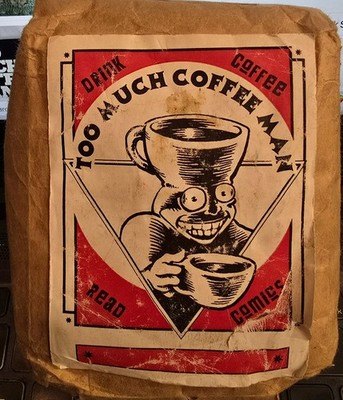 Vintage - Too Much Coffee Man - Ground Coffee Promo - Sealed - Good shape
