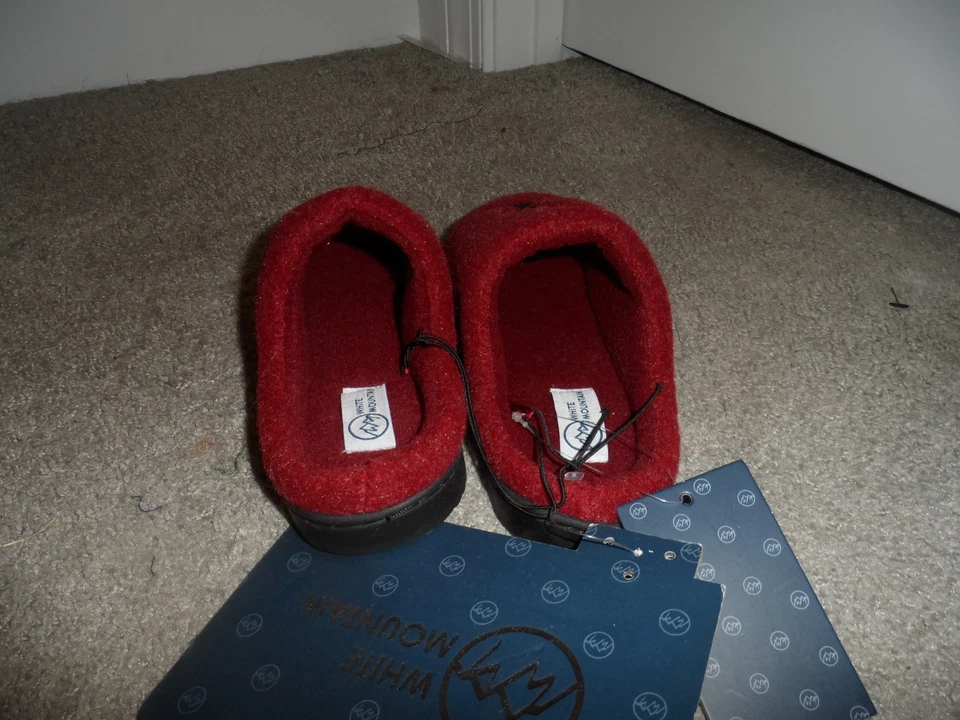 Zapatillas sin cordones Great White Mountain talla S 5 6 rojo ciervo mujer nuevas con etiquetas Foto 3 de 4