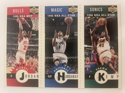 1996-97 Upper Deck Michael Jordan M11 Hardway M60 Kemp M78