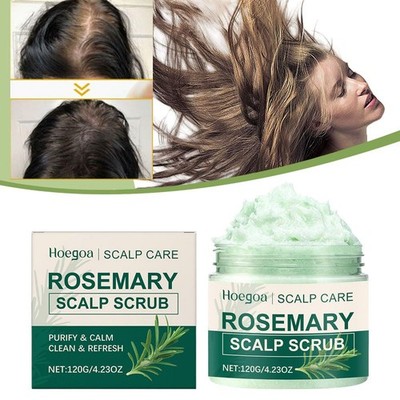 120g Scalp Scrub, Rosemary Scalp Exfoliator,Scalp Exfoliator UK Scrub Fo X2T7