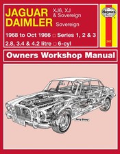 Riparazione Jaguar XJ6, XJ & Sovereign; Daimler Sovereign (1968-ottobre 1986) Haynes