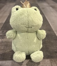 Jellycat Green Crowning Croaker Soft Plush Retired Frog Toad Cute Gold Crown