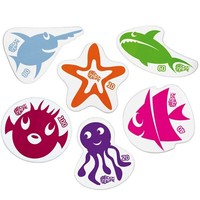 BECO-SEALIFE® Tauchtier Sortiment | Tauchtiere | 6Er-Set | Inkl. Netztasche