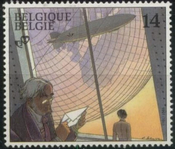 BELGIQUE BELGIUM 2430 ** MNH Cités obscures François SCHUITEN 1991 comics strip - Photo 1/1