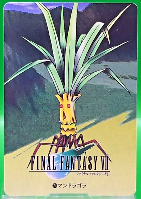 Mandragora 74 Final Fantasy 7 FF Cards Bandai Carddass Square