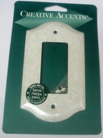 Creative Accents 9vsl117 Dura-metal Wall Plate - Satin Finish Vinyl Creative Accents 9vsl117 Dura-metal Wall Plate - Satin Finish Vinyl