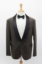 NWT 4995 Brunello Cucinelli Men's Velvet 2-Tone Tuxedo Jacket Size 50/ 40US A242