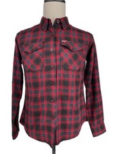 Dixxon Biltwell Inc. Women's Flannel Shirt Sz M Rare