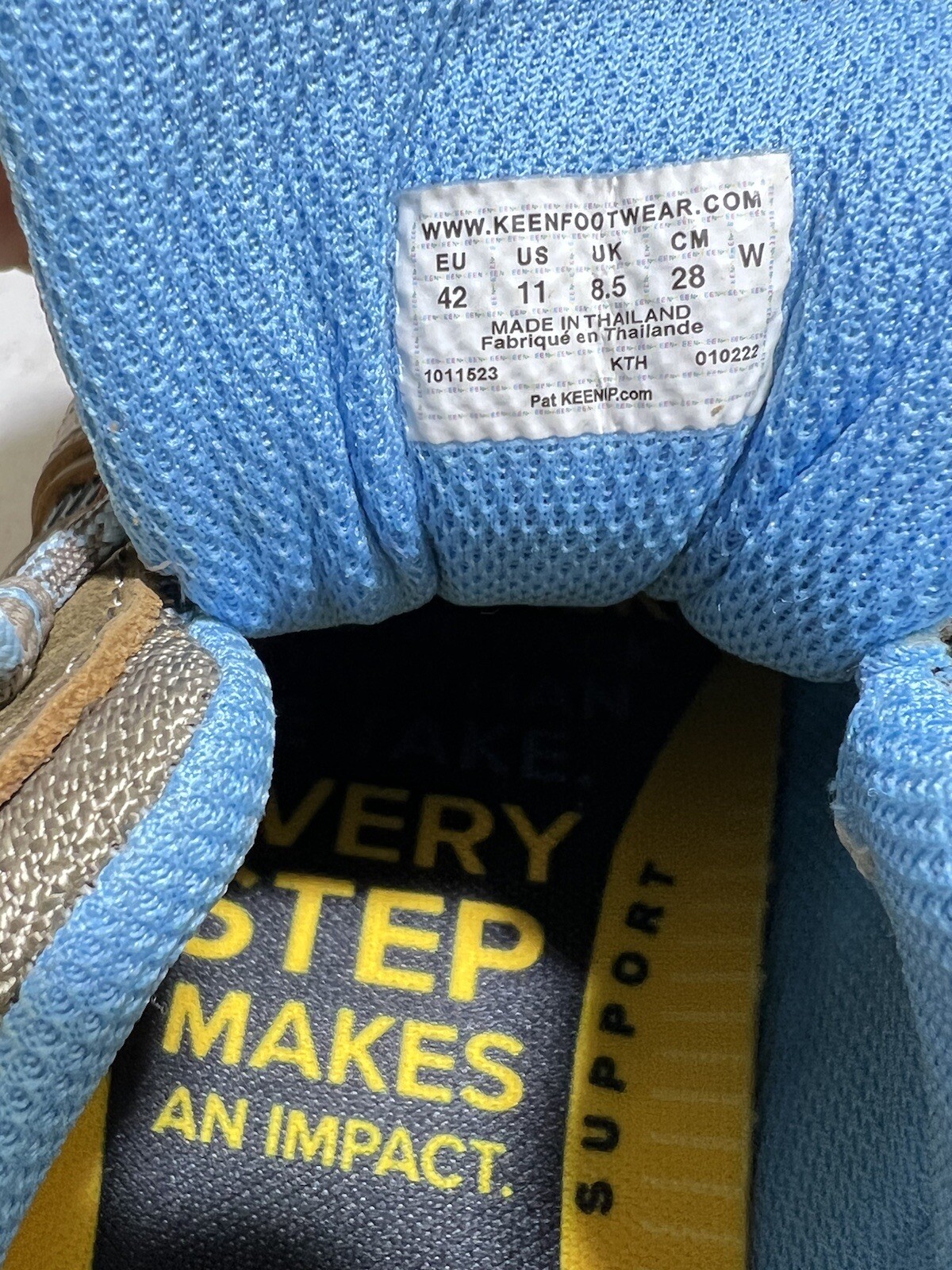 Scarpe da trekking KEEN 1011523 Voyageur da donna taglia US 11 blu Brindle Alaska