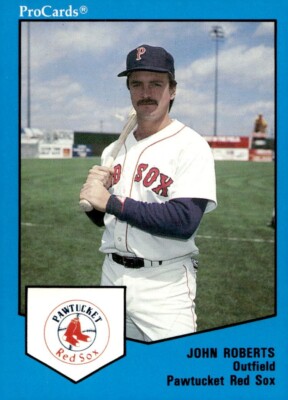 1989 ProCards Pawtucket Red Sox JOHN ROBERTS RC RED SOX MIDDLETOWN OH