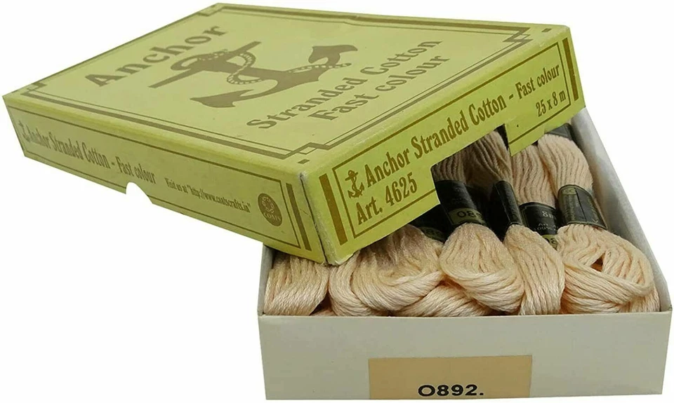 Anchor Embroidery Thread Stranded Cotton Threads Cross Stitch Sewing Off-White - Image 4 of 4