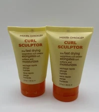 NEW 2X Mixed Chicks CURL SCULPTOR Fast Drying Weightless Curl Creator 2oz Each