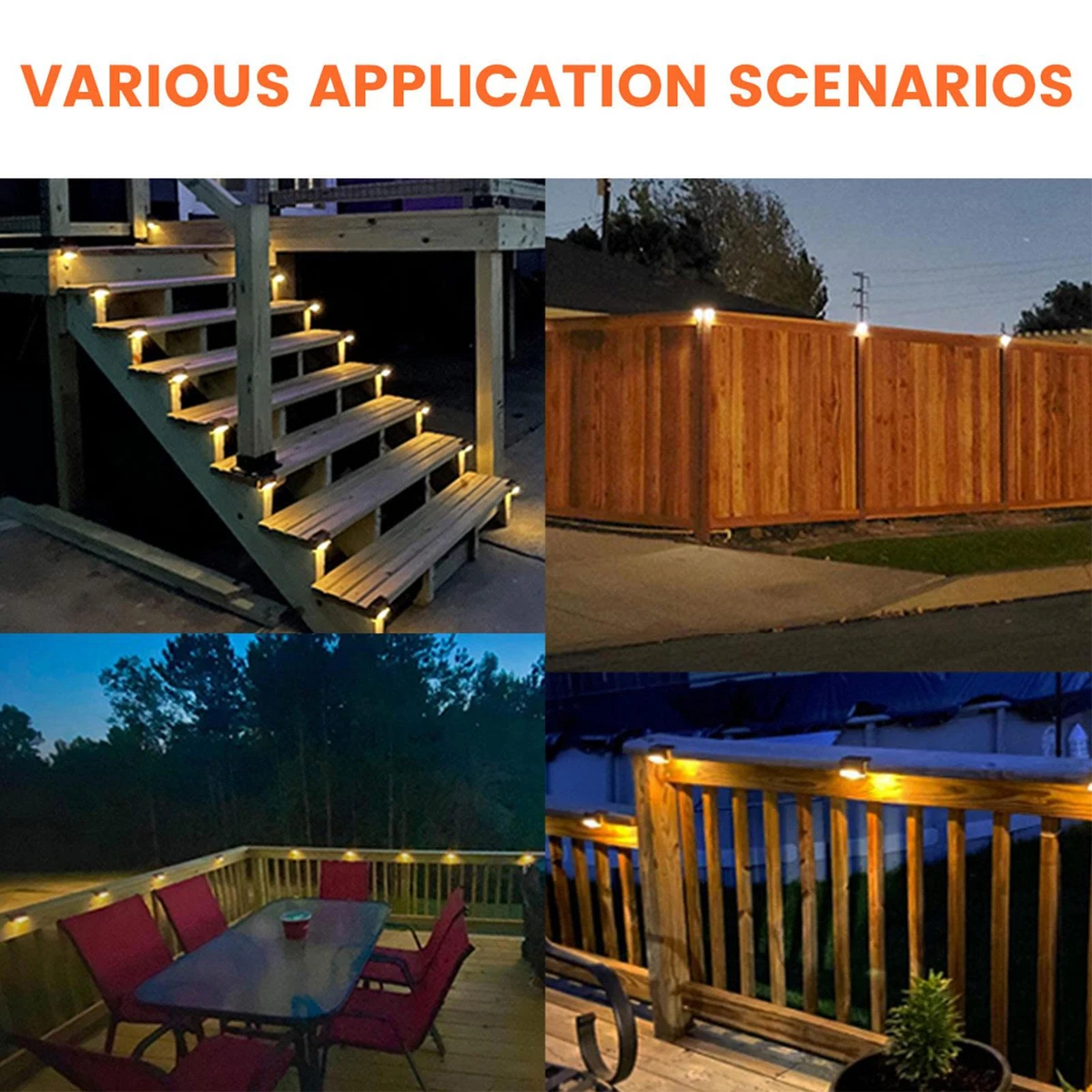 Composite decking solar lights online