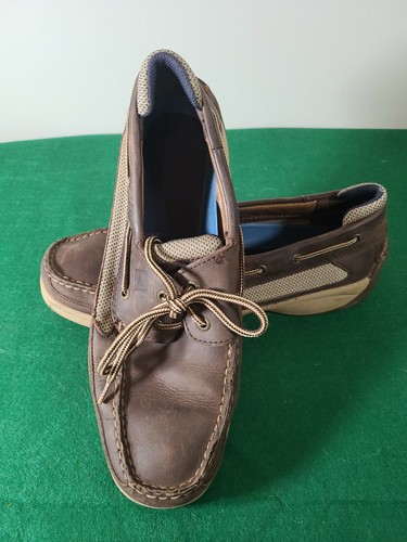 Mens Sperry Top-Sider Boat Shoes Brown 