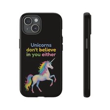 Colorful Unicorn Tough Cases - Fun, Cute, Gift for Unicorn Lovers, Magical,
