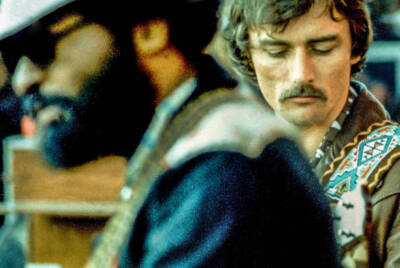 Lamar Williams And Dickey Betts Perform At Tampa Stadium 1973 OLD MUSIC PHOTO