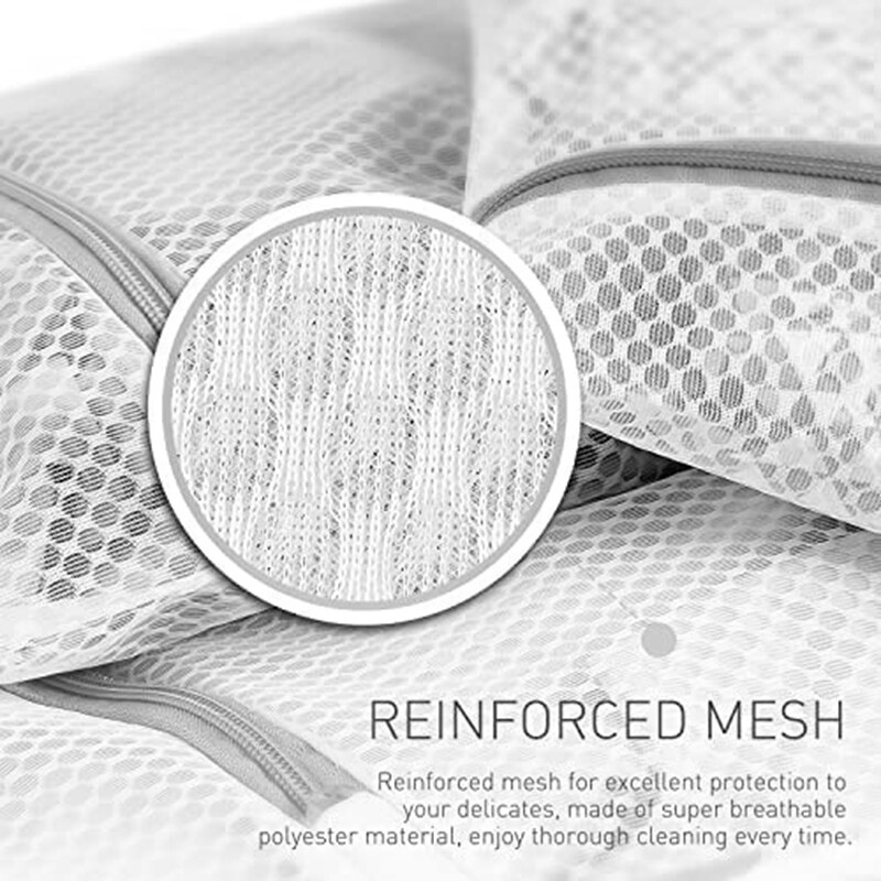 Mesh Washing Machine Laundry Bags, Reusable and Mesh for Delicates,8362