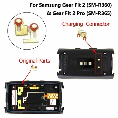 1Par Conector de Carga Para Samsung Gear Fit 2(SM-R360) y 2Pro(SM-R365) |  eBay