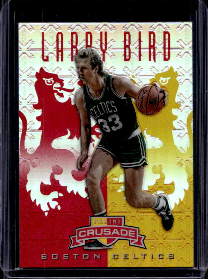 2012-13 Crusade Larry Bird Crusade Red #/99 #75 Celtics