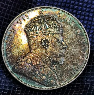STRAITS SETTLEMENTS KING EDWARD VII ( 1907 H ) Details $1 DOLLAR | eBay
