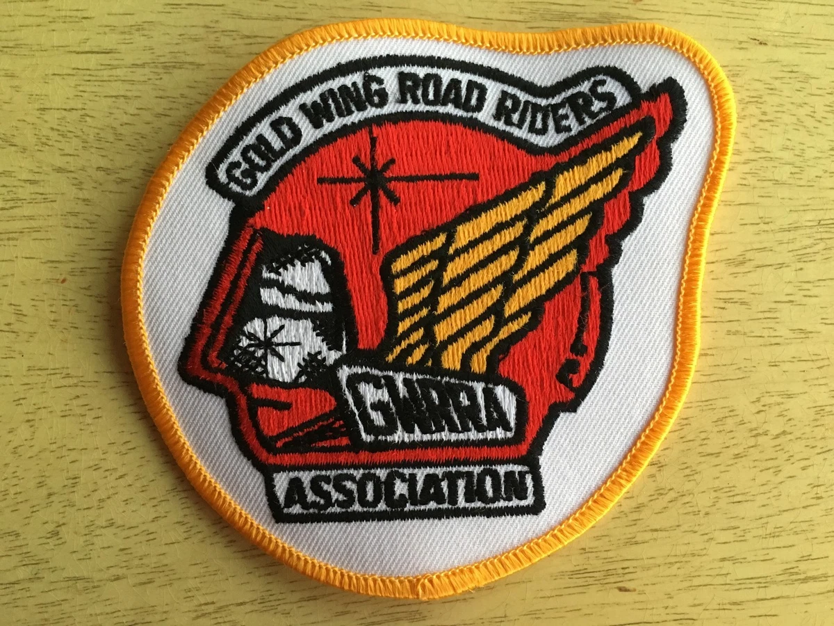 GOLD WING ROAD RIDERS Association Vintage Motorcycle Patch Honda
