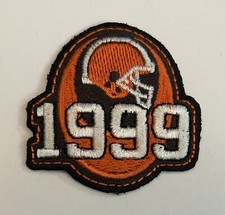RARE Vintage Cleveland Browns 1999 NFL Logo Patch 2  Tall x 2  Wide