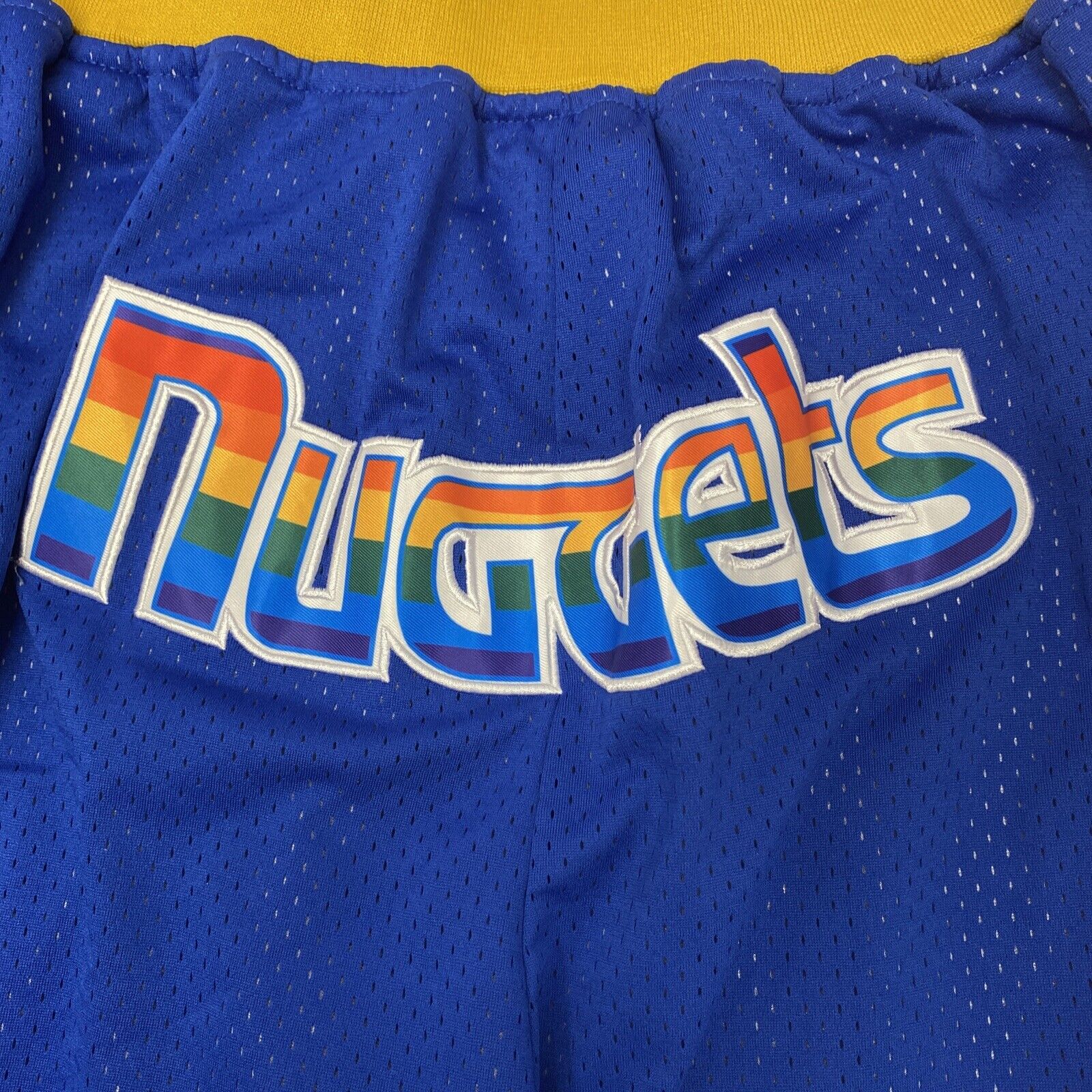 Denver Nuggets Mitchell&Ness Just don NBA Shorts, Men's Fashion, Activewear  on Carousell