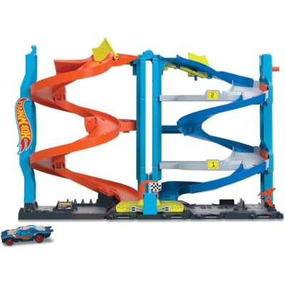 Hot Wheels City Racetrack Transforming Race Tower 2 in 1 Single or