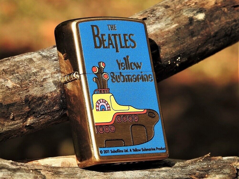 The Zippo Lighter - Yellow Submarine - Rare John Lennon, Paul McCartney | eBay