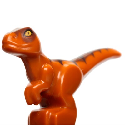 NEW LEGO - Animal - Dinosaur - Baby Raptor Orange Dark x1 -75929 75930 75936